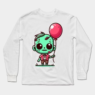 friendly little zombie Long Sleeve T-Shirt